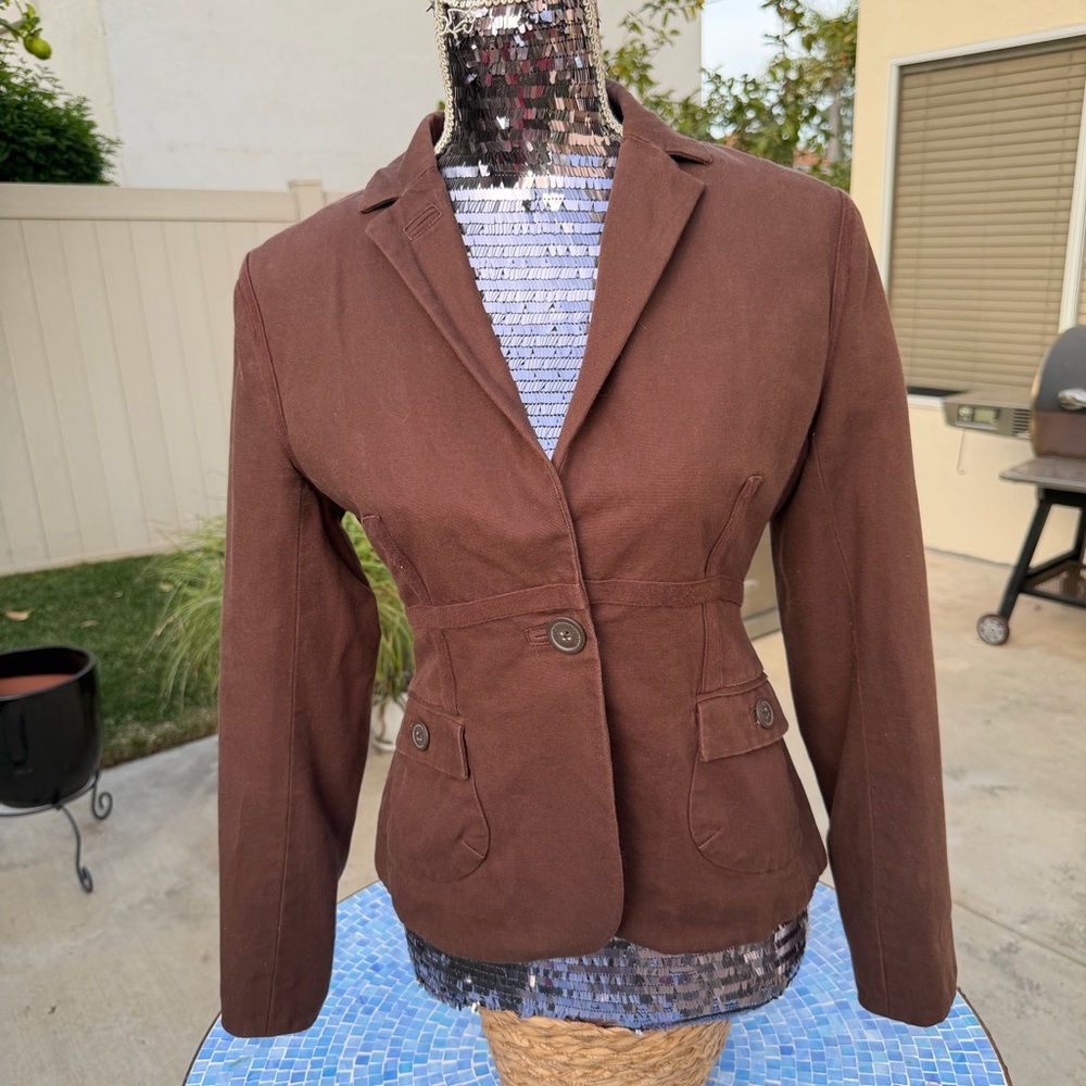 CAbi Chocolate Brown Women's Blazer